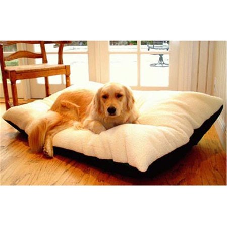 MAJESTIC PET 36x48 Large Rectangle Pet Bed- Black 788995652403